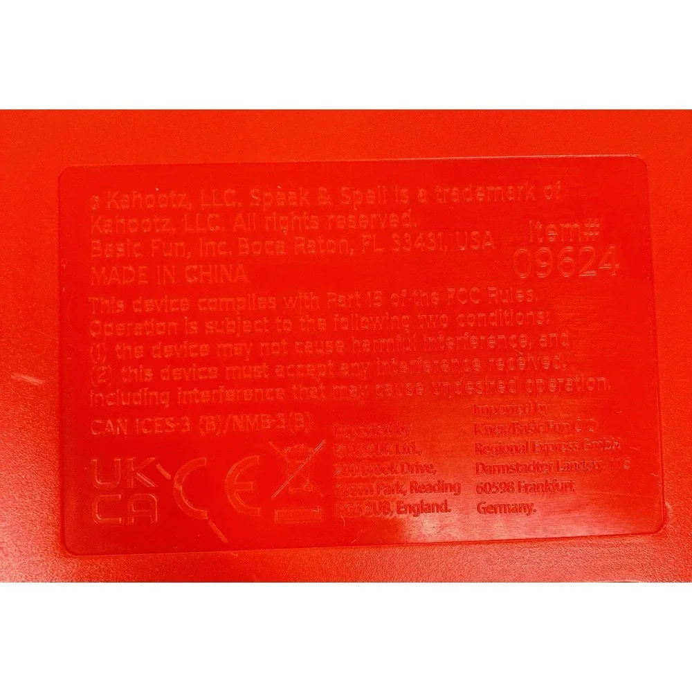Classic Speak & N Spell Kahootz #09624 Electronic Learning Game 2019 Tested!